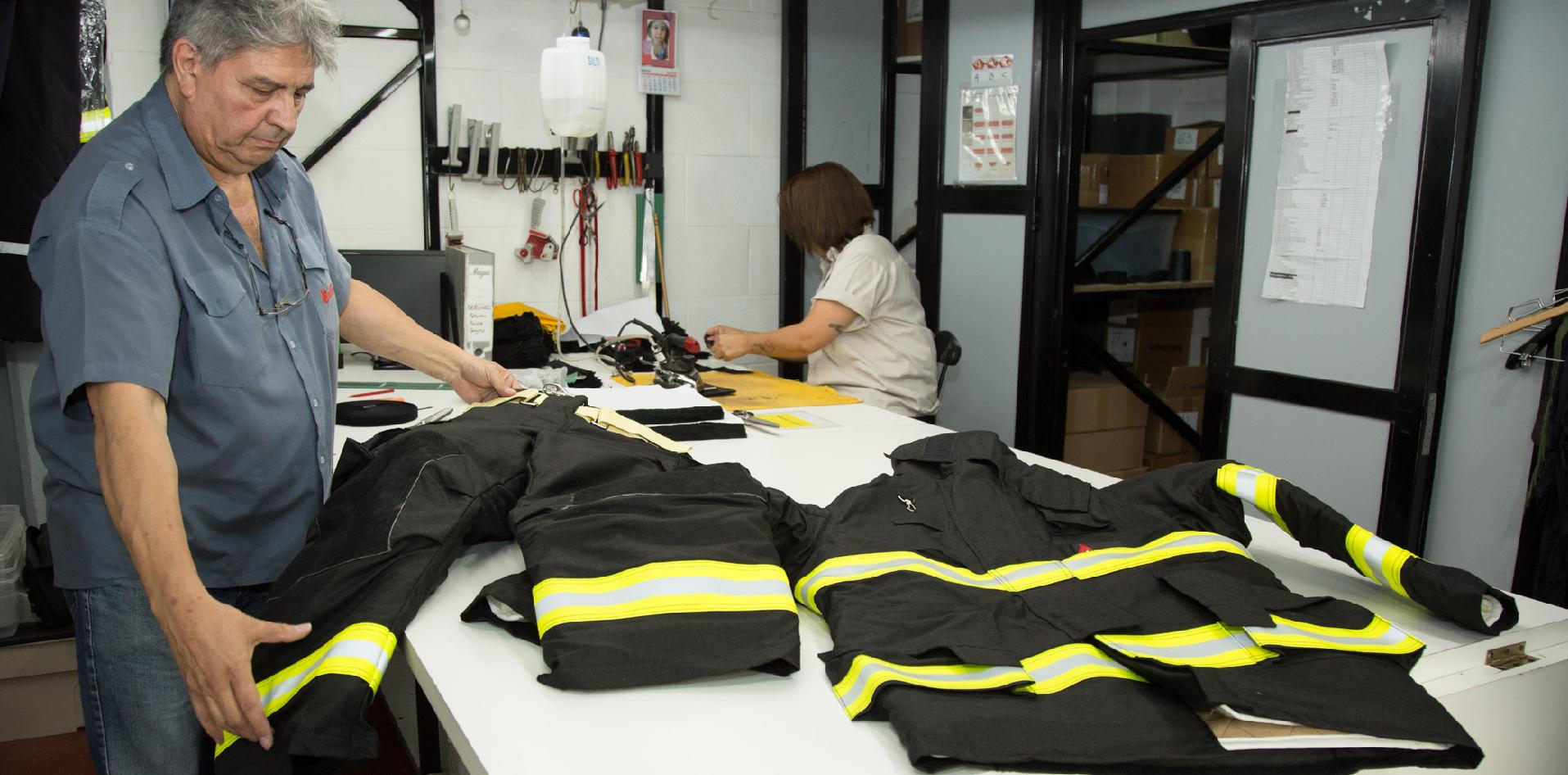 mundo del bombero INTI certificación indumentaria textiles