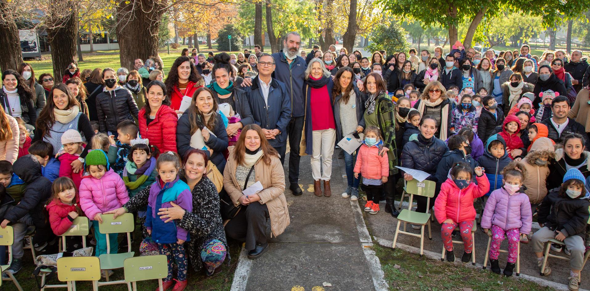 Toda la comunidad del jardín celebró su 50º aniversario