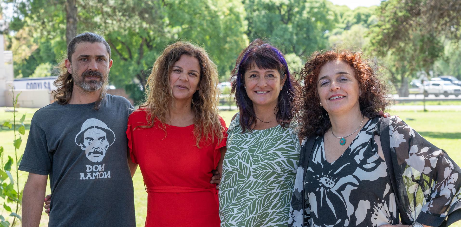 Christian Pastor, Ana María López, Elizabeth Echeverría y Mercedes Mera de la Gerencia de Recursos H